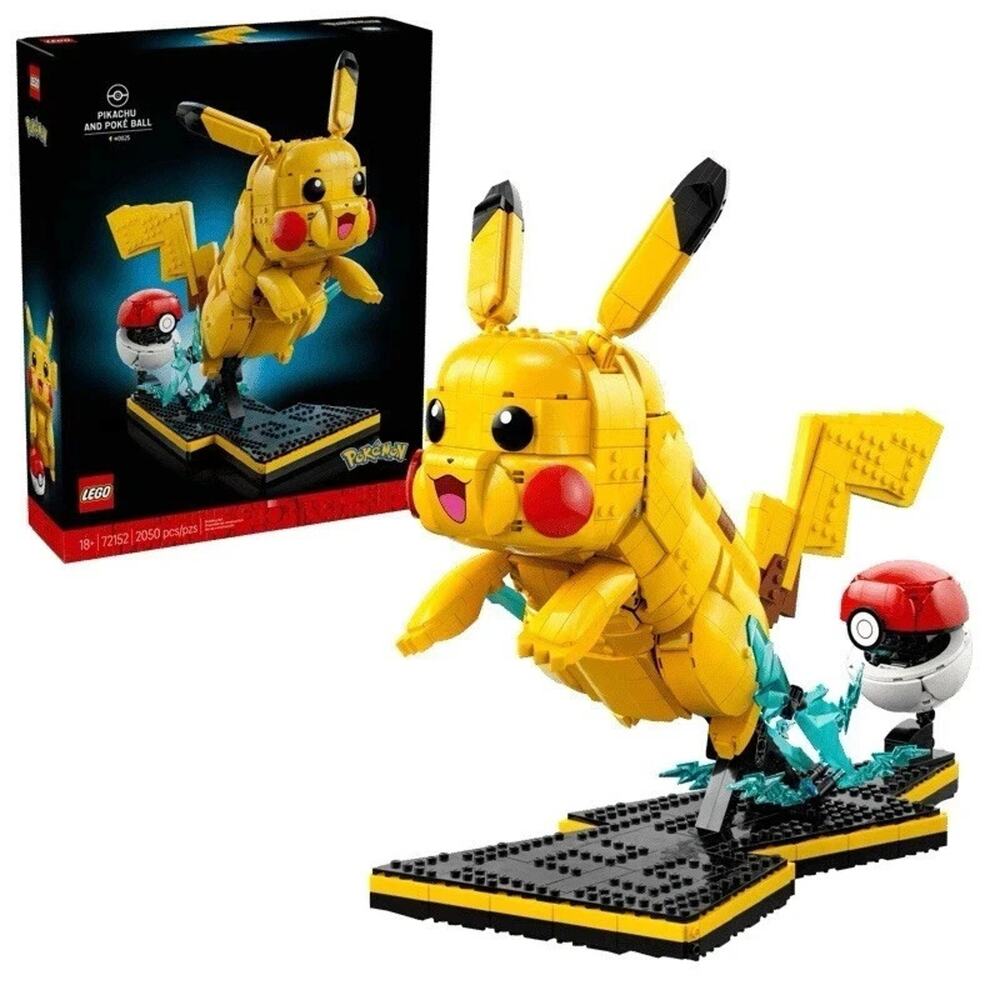 LEGO Pokémon Pikachu and Poke Ball 72152. New / Sealed / Awesome!!